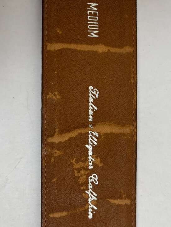 Vintage Linda Allard Brown Italain Calfskin Belt main image 7